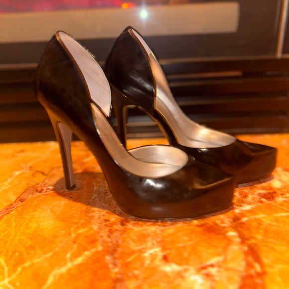 Rare 2000s Jessica Simpson Silver & Black Heels – Excellent Condition - Picture 2 of 3